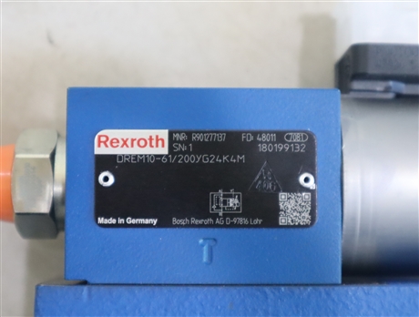 R901277137 DREM10-6X/200YG24K4M 德国力士乐REXROTH比例阀
