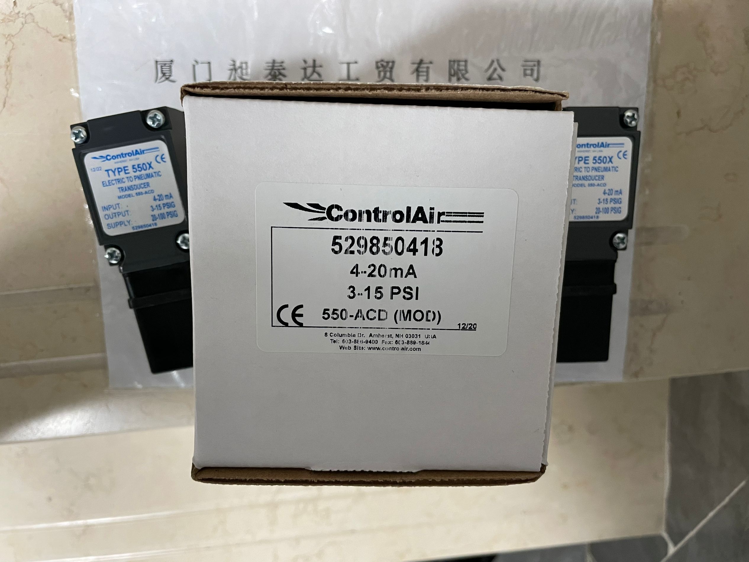 供应 美国CONTROLAIR康气通 电气转换器550-ACD 全新