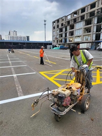 长春车位画线停车场画线车库画线