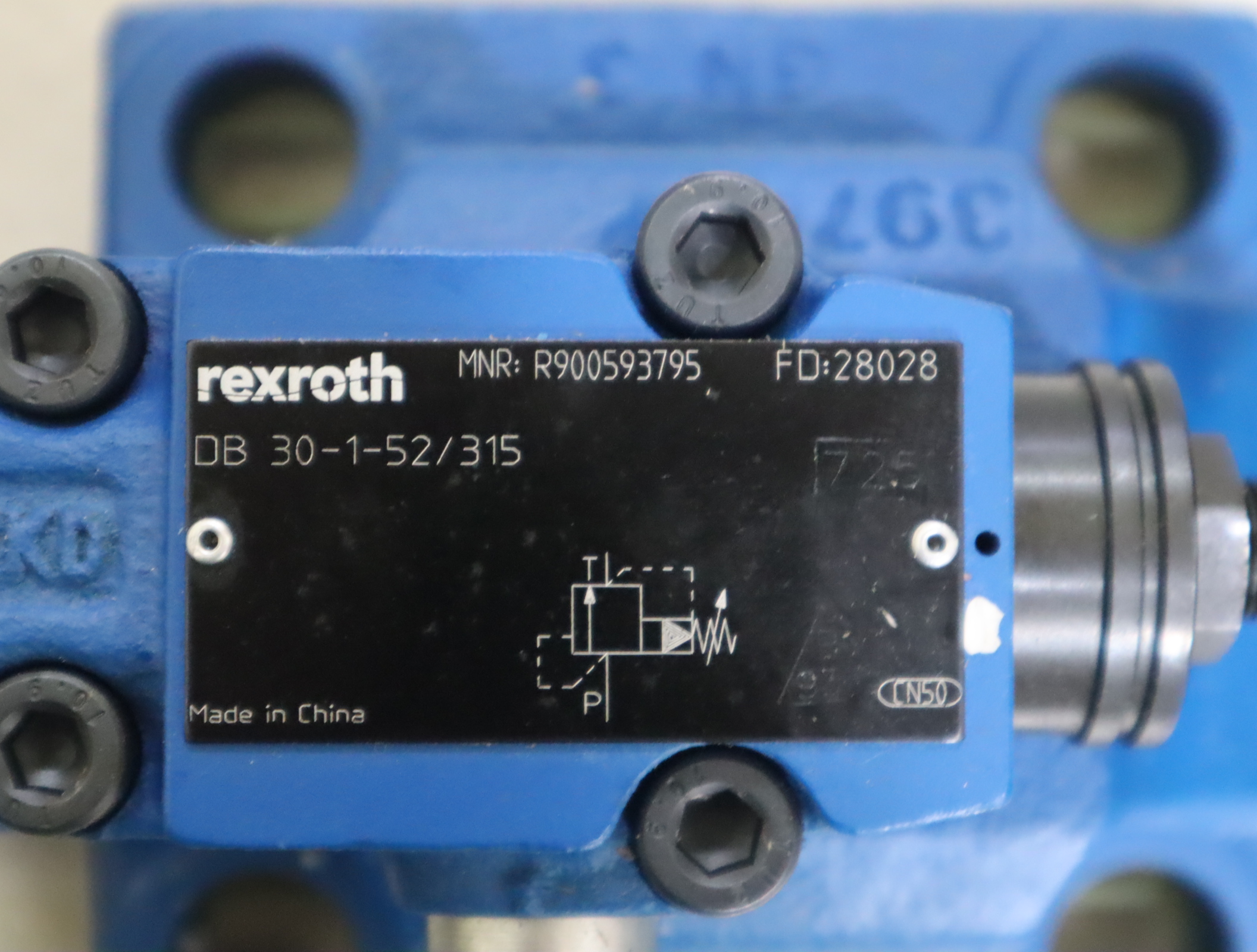 R900593795 DB30-1-52/315 DB30-1-5X/315 力士乐REXROTH溢流阀