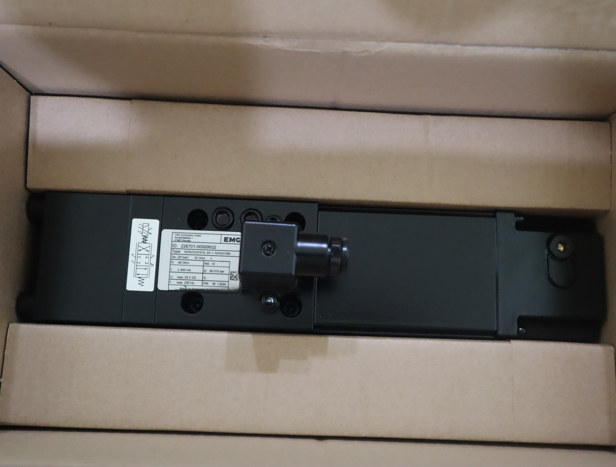 SV 1-10/32/315/6 德国EMG伺服阀SV 1-10/32/315/6