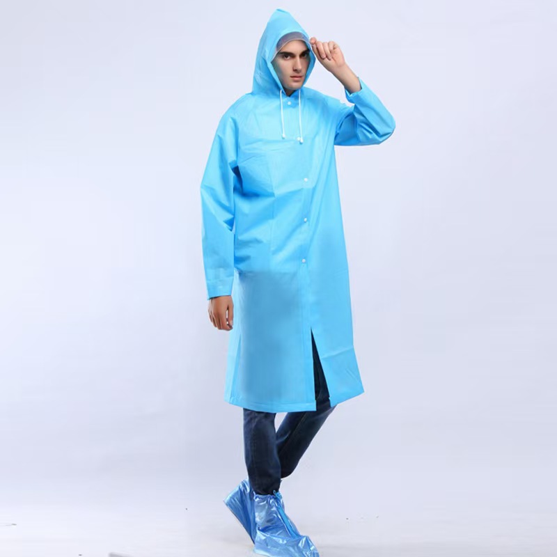 长款全身加厚雨衣外套 男女通用便携式户外旅游雨披