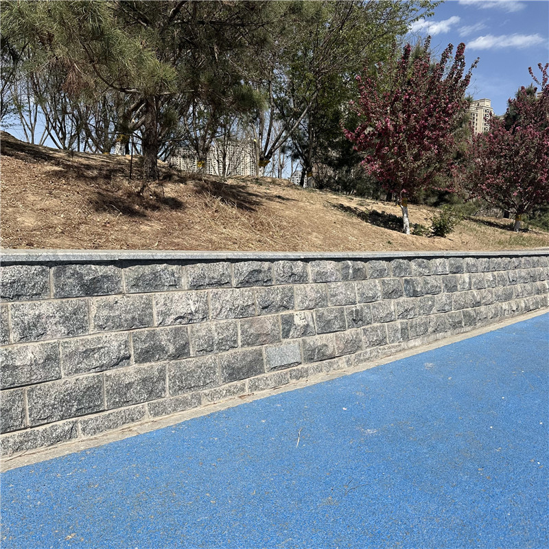 立面建设 古堡灰文化石 太行灰蘑菇碎拼石 不规则片石