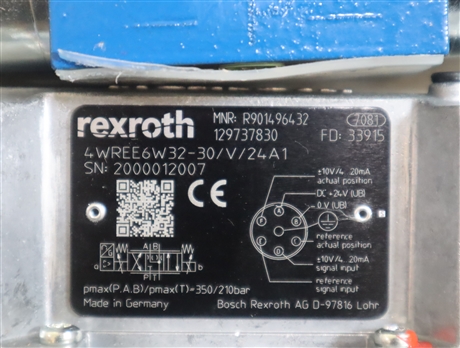 R901496432 4WREE6W32-31/V/24A1 德国力士乐REXROTH比例阀