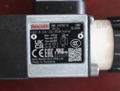R901102716 HED8OA2X/350K14KW 力士乐REXROTH压力开关压力继电器