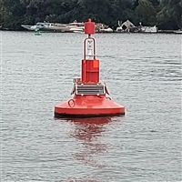 湛江海岸码头1.2米警示浮标 定点标记航标