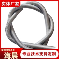 渗水弹簧管 混凝土预埋螺旋裹丝管不锈钢弹簧渗水管厂家 海晨
