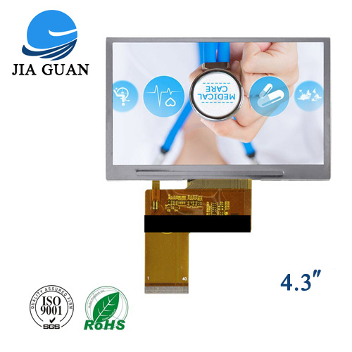JGT043W40OC01-4.3寸带电容触摸TFT彩屏
