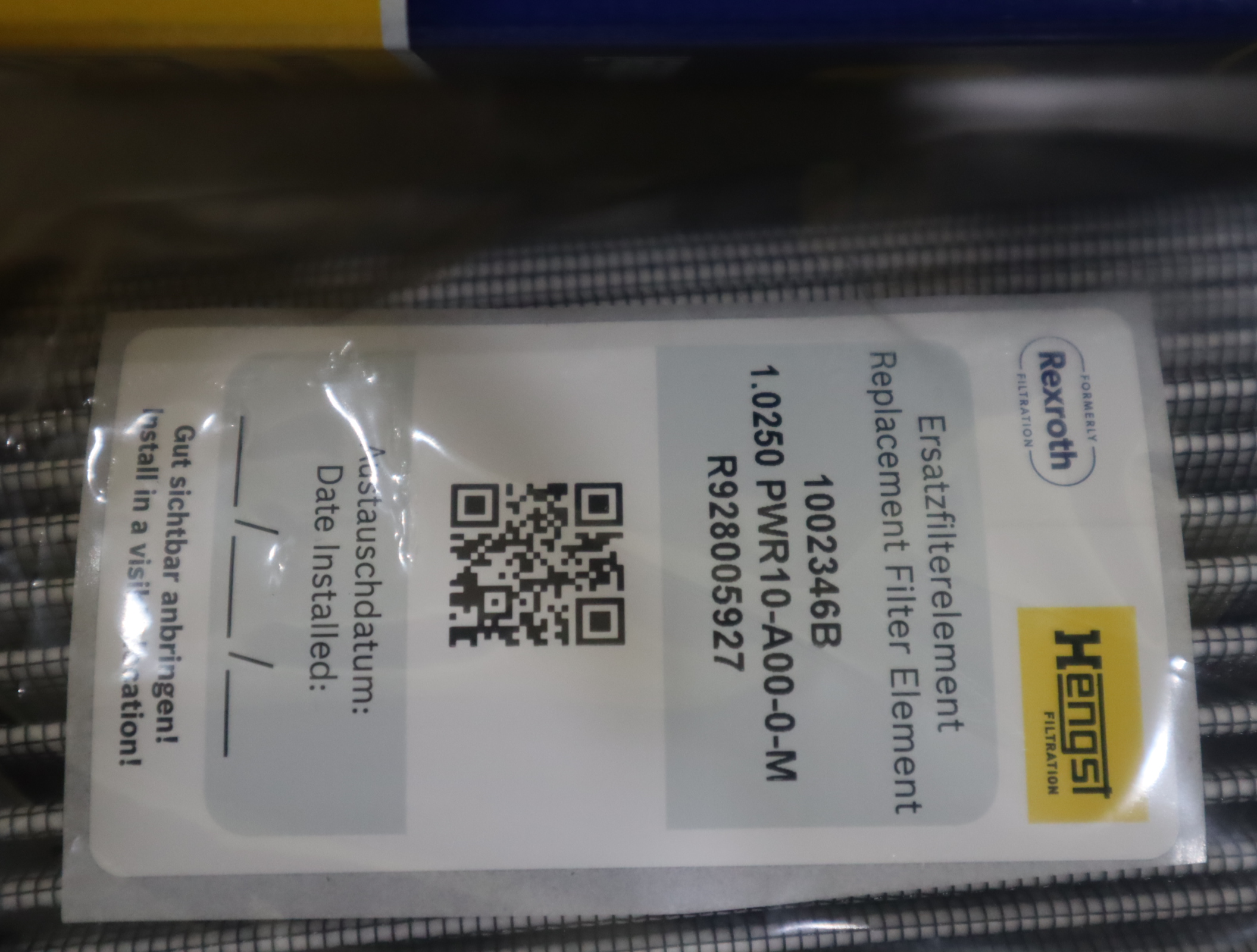 R928005927 1.0250 PWR10-A00-0-M 1002346B 汉格斯特HENGST滤芯