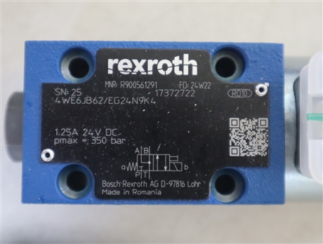 R900561291 4WE6JB6X/EG24N9K4 德国力士乐REXROTH电磁阀