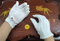 爆款：DCH113棉手套 工业防护手套 PVC掌心点
