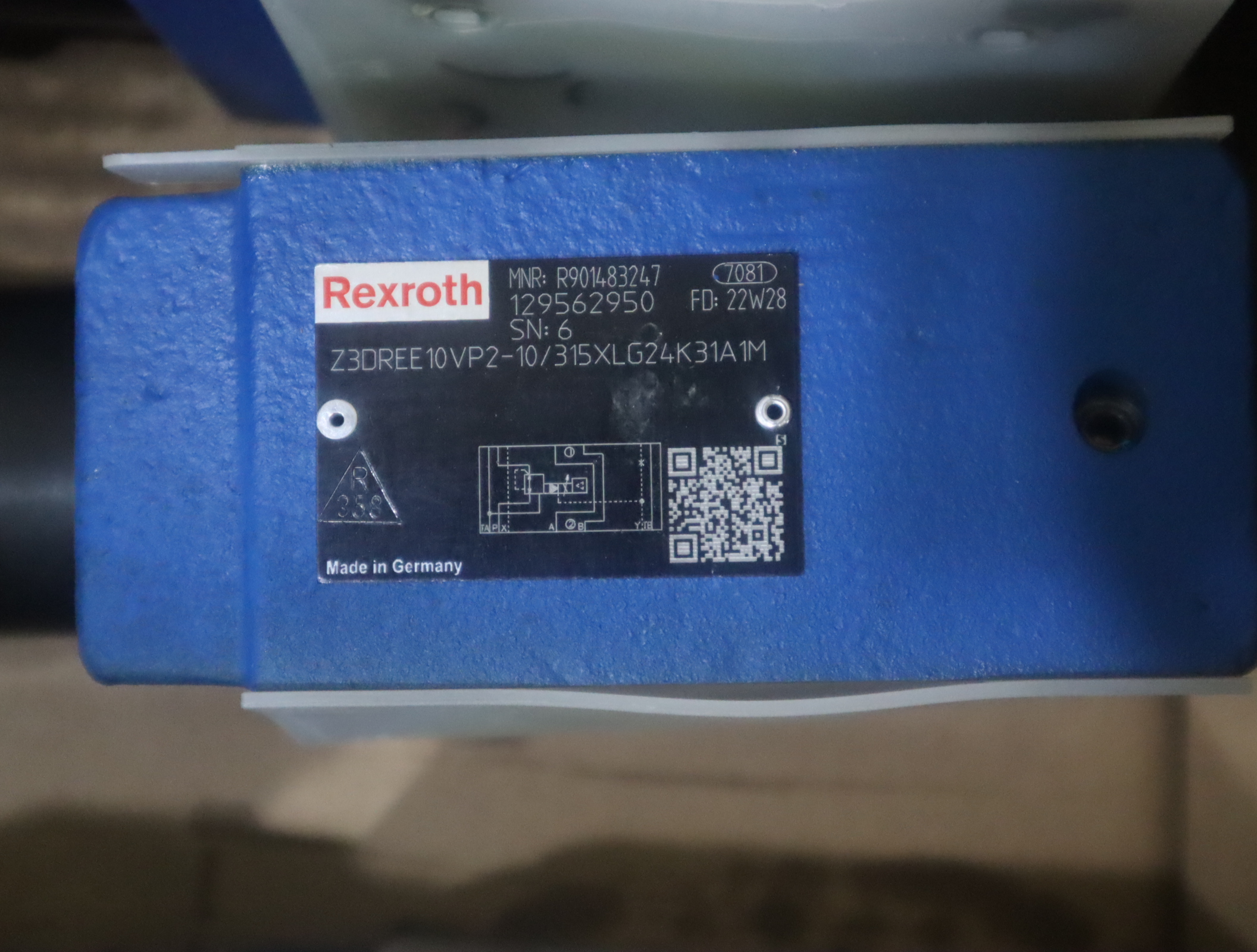 R901483247 Z3DREE10VP2-1X/315XLG24K31A1M 原装力士乐REXROTH