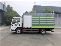 东风多利卡物料粉碎车  农业秸秆回收车报价