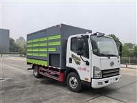 东风多利卡物料粉碎车  农业秸秆回收车多少钱一辆