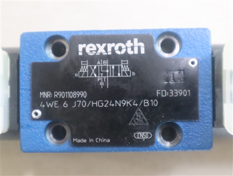 R901108990 4WE6J7X/HG24N9K4/B10 德国力士乐REXROTH电磁阀