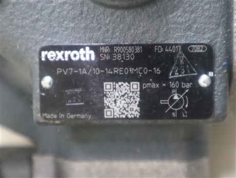 PV7-1X/10-14RE01MC0-16 R900580381 德国力士乐REXROTH叶片泵