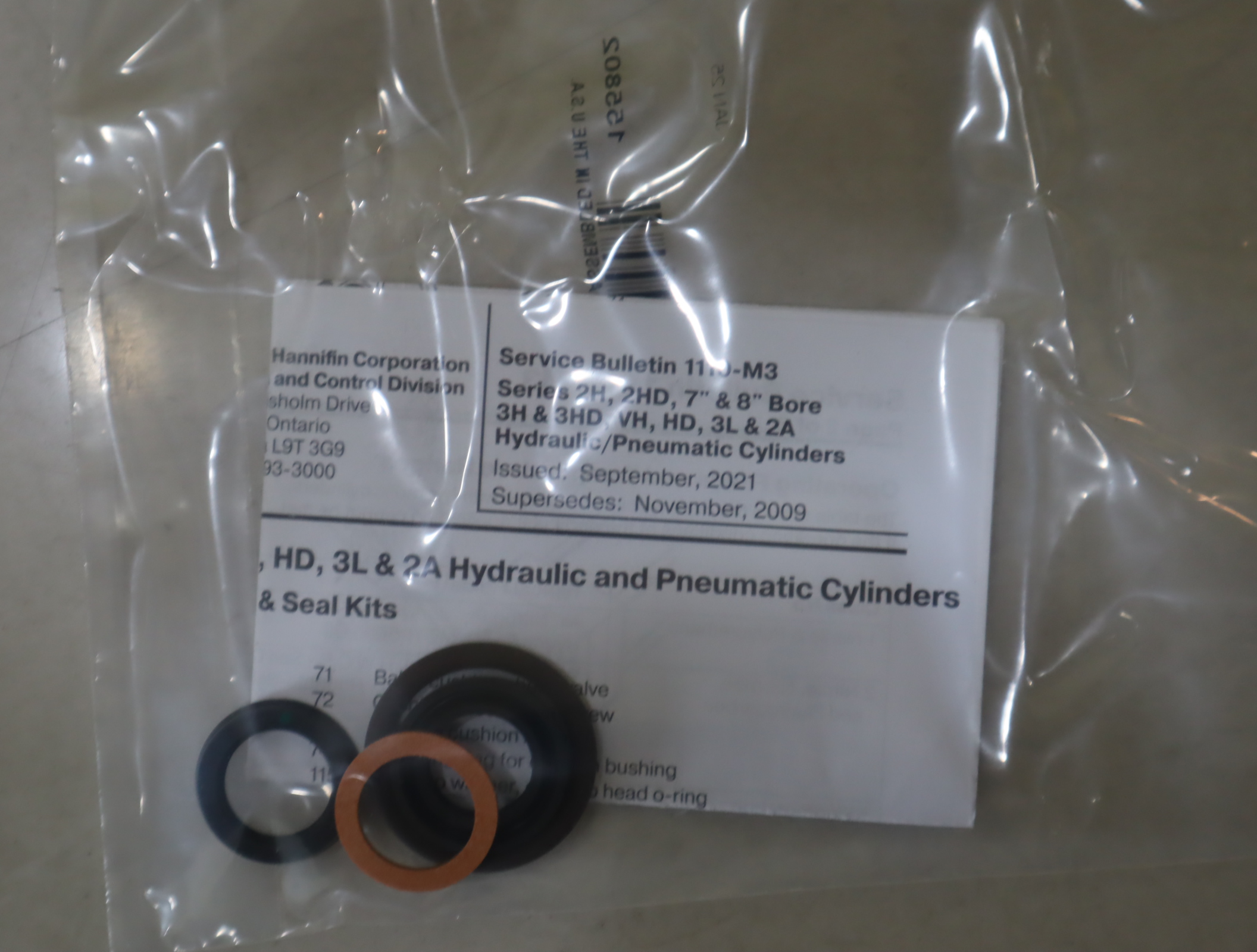 RK2AHL0135 RK2AHL0065 RK2AHL0355 美国派克PARKER油缸密封