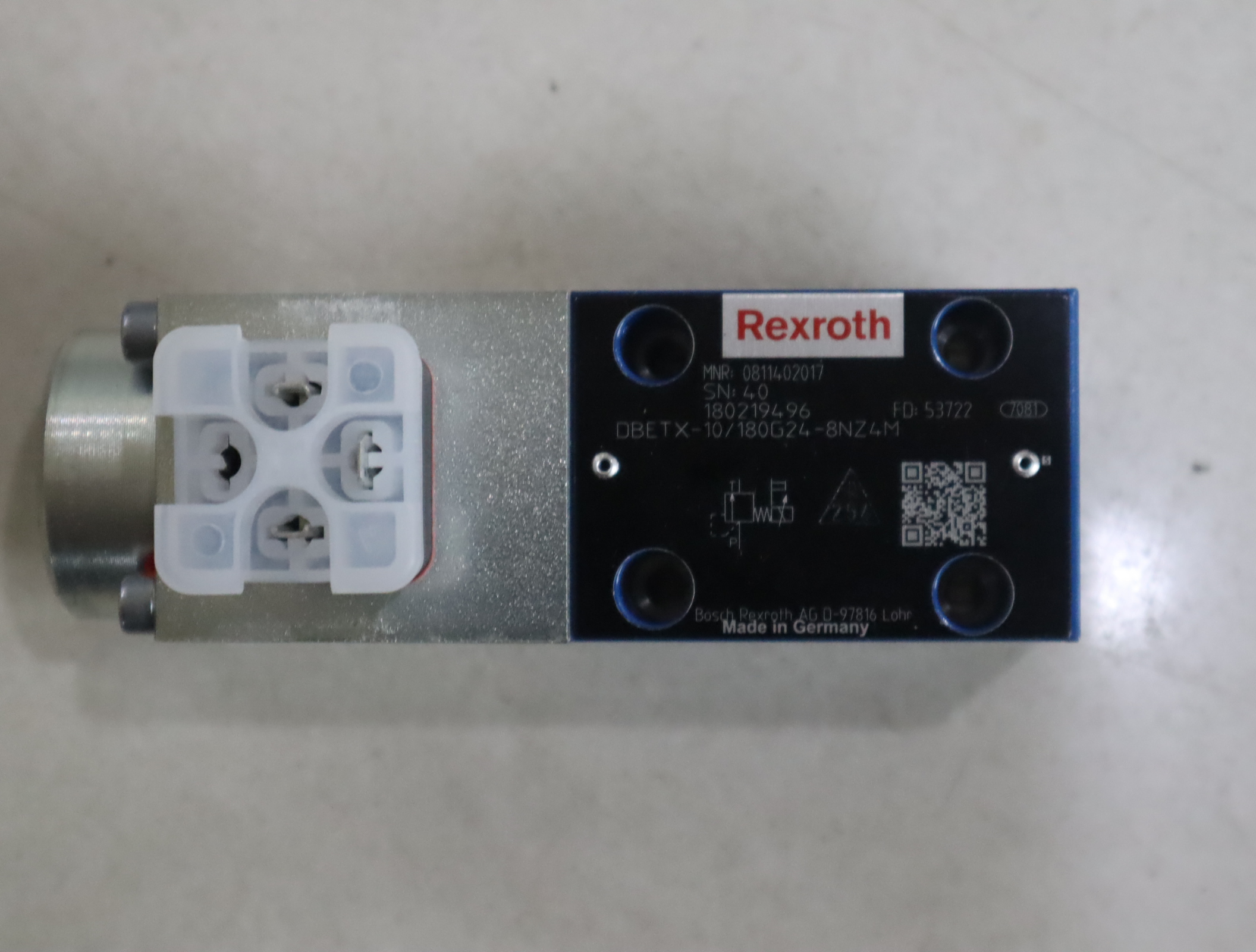 0811402017 DBETX-10/180G24-8NZ4M 德国力士乐REXROTH比例溢流阀