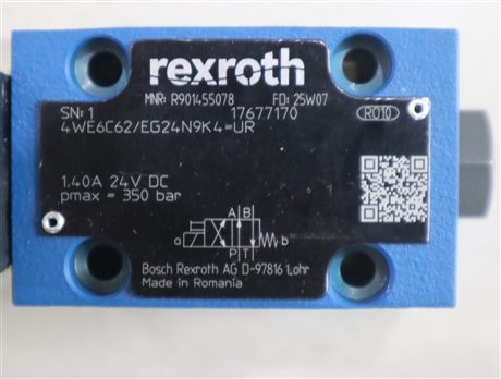 R901455078 4WE6C6X/EG24N9K4 UR 德国力士乐REXROTH电磁阀