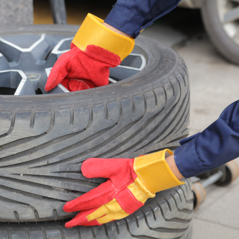 DLC223牛皮手套 带棉和涤纶材质 适合多种工作场景