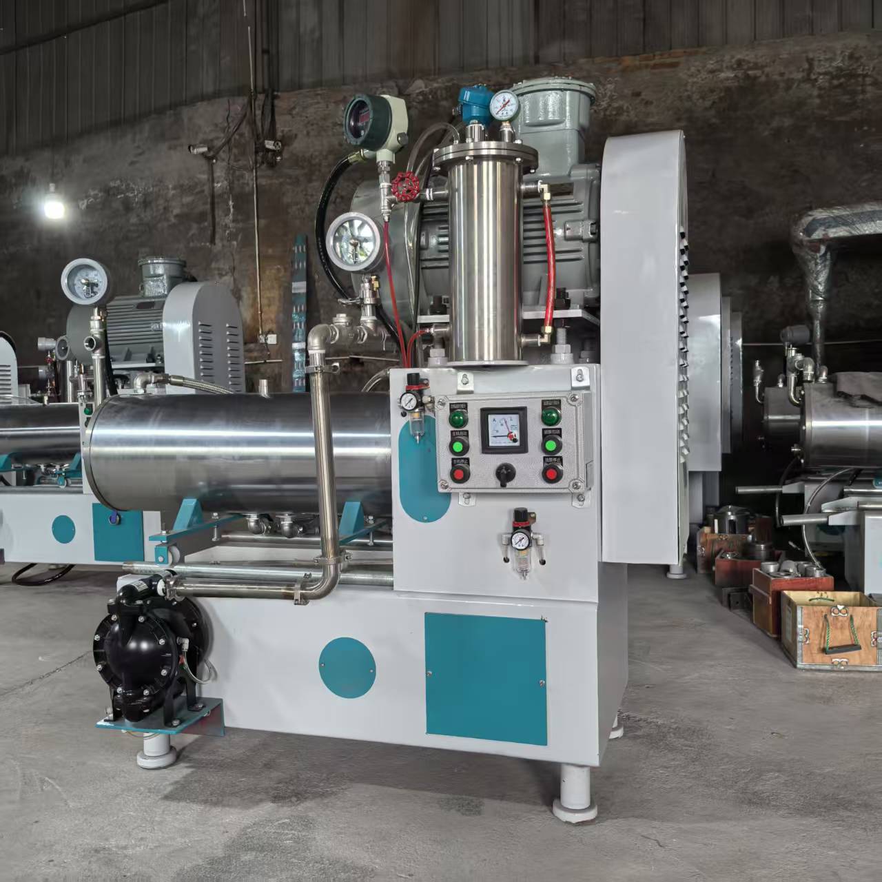 30-100升卧式砂磨机 涂料染料色浆油墨研磨机 氧化锆碳化硅砂磨机