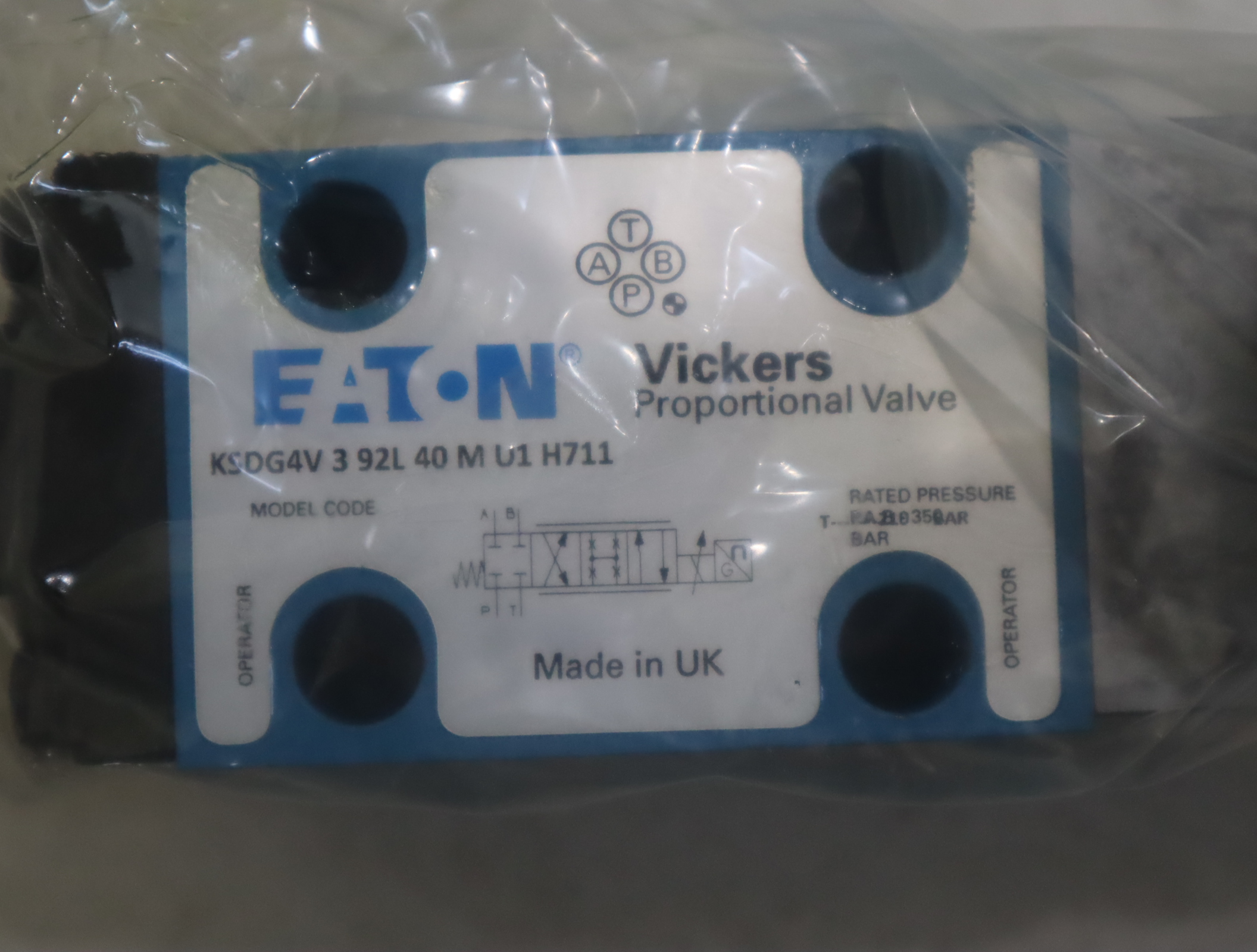 KSDG4V 3 92L 40 M U1 H711 美国威格士VICKERS伊顿EATON比例阀