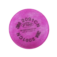3M防颗粒物工业粉尘电焊烟防毒面具过滤元件煤矿工厂防尘2091滤棉 