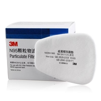 3M 5N11CN滤棉N95颗粒物过滤棉过滤元件配501滤棉盖6200 7502面具 