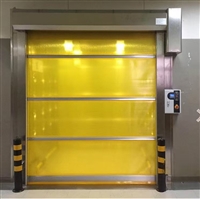 博罗风淋室互锁PVC快速卷帘门定制安装  富利门努力做好门