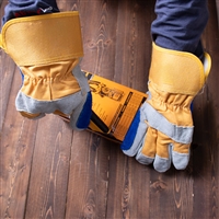 DLC329牛皮多功能手套 防割防切 厂家质量保证