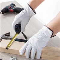 推荐：DLD524山羊皮革手套 物流施工手套 摩擦系数高