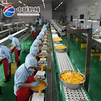草莓罐头生产线 海棠罐头加工设备 桔子罐头生产设备
