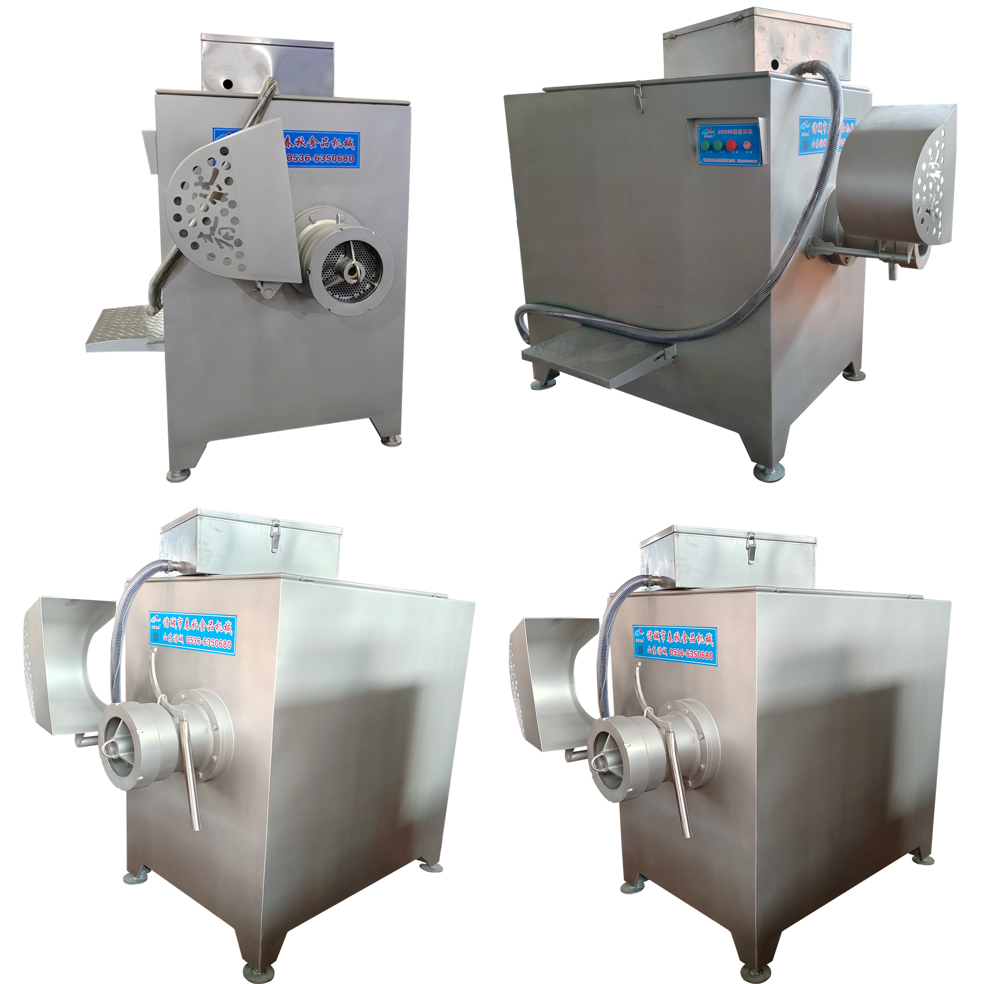 春秋机械250型冻肉绞肉机可直接绞600乘400冻板