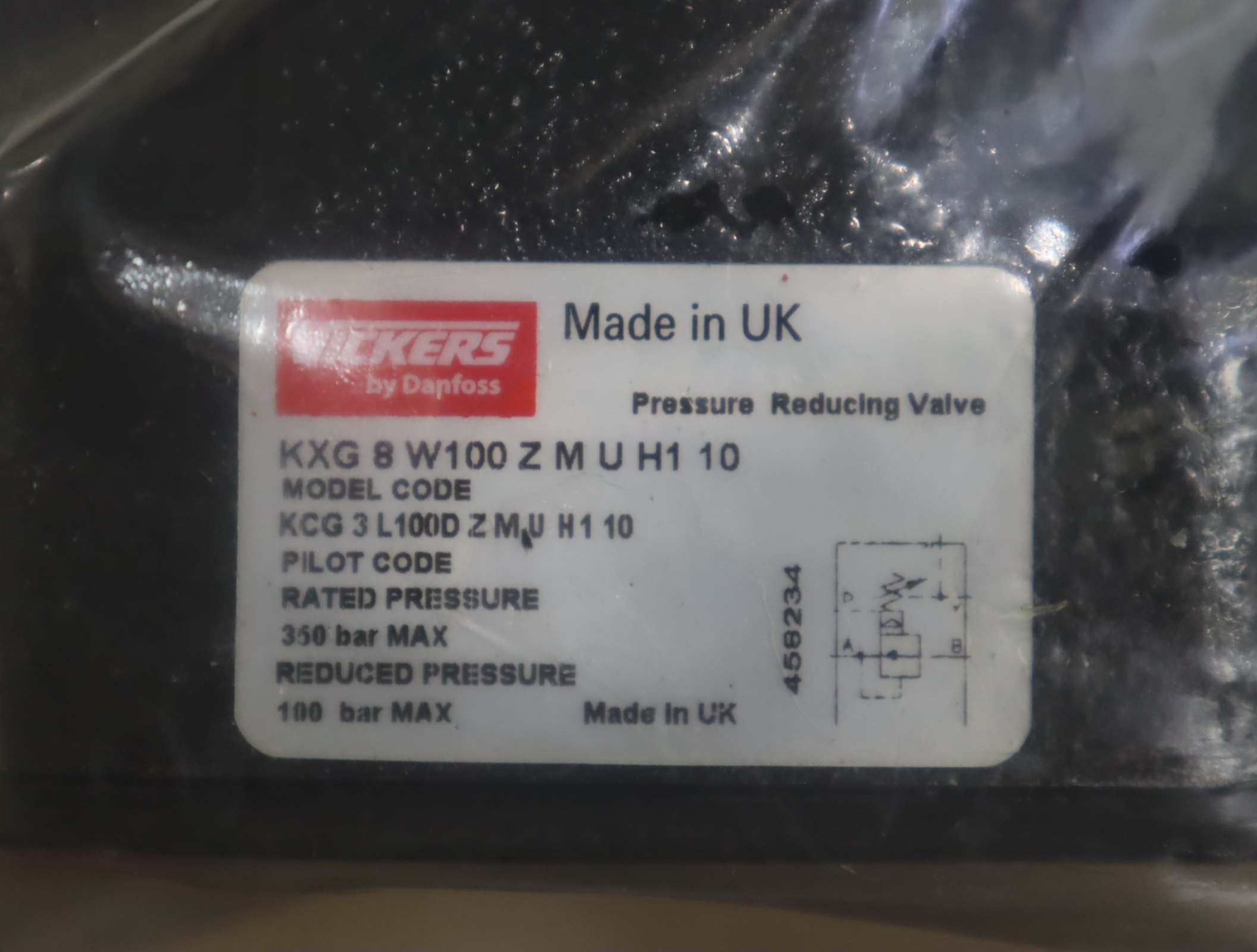 KXG 8W100ZMUH1 10 威格士VICKERS 丹佛斯DANFOSS 伊顿EATON溢流阀