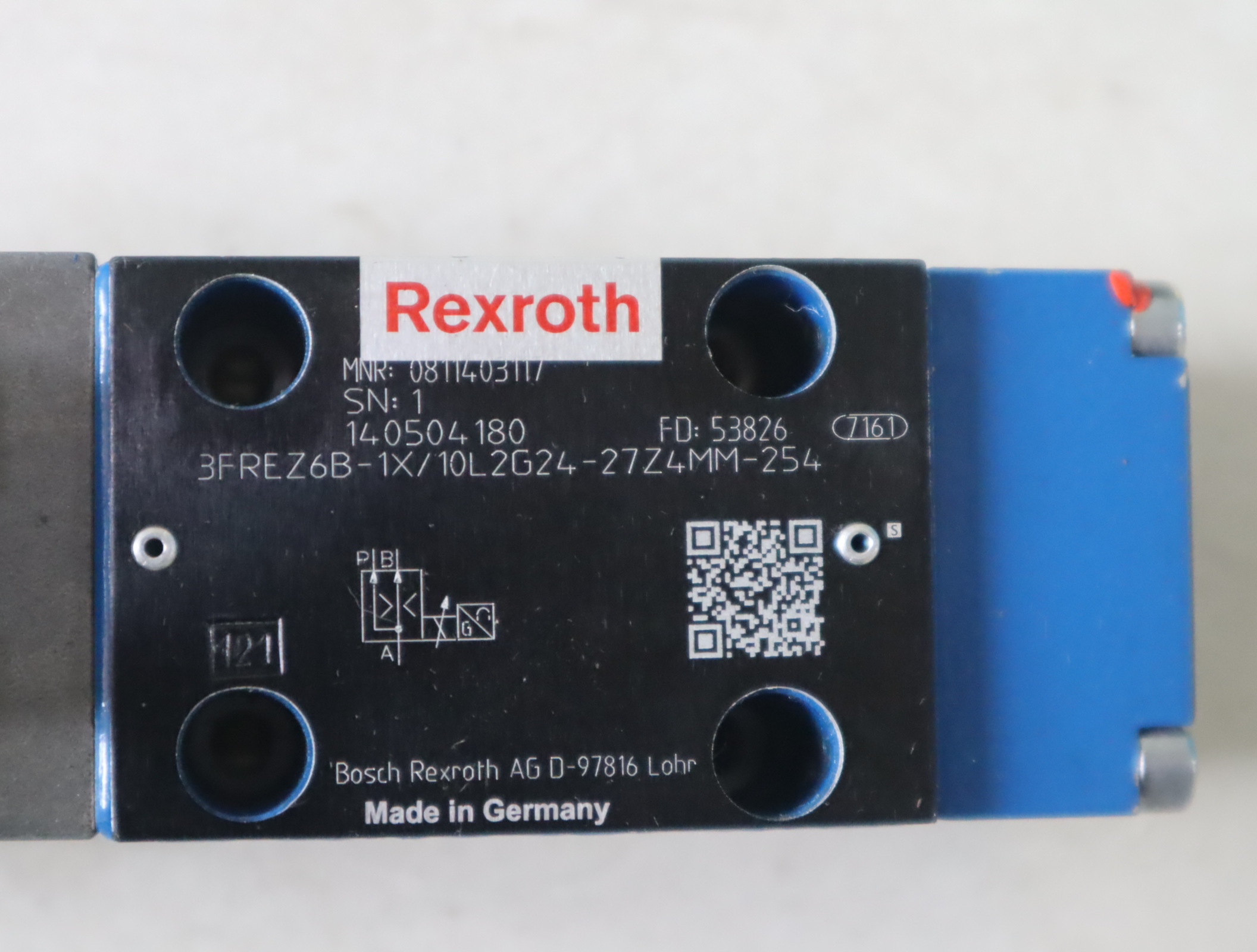 0811403117  3FREZ6B-1X/10L2G24-27Z4MM-254 力士乐REXROTH流量阀