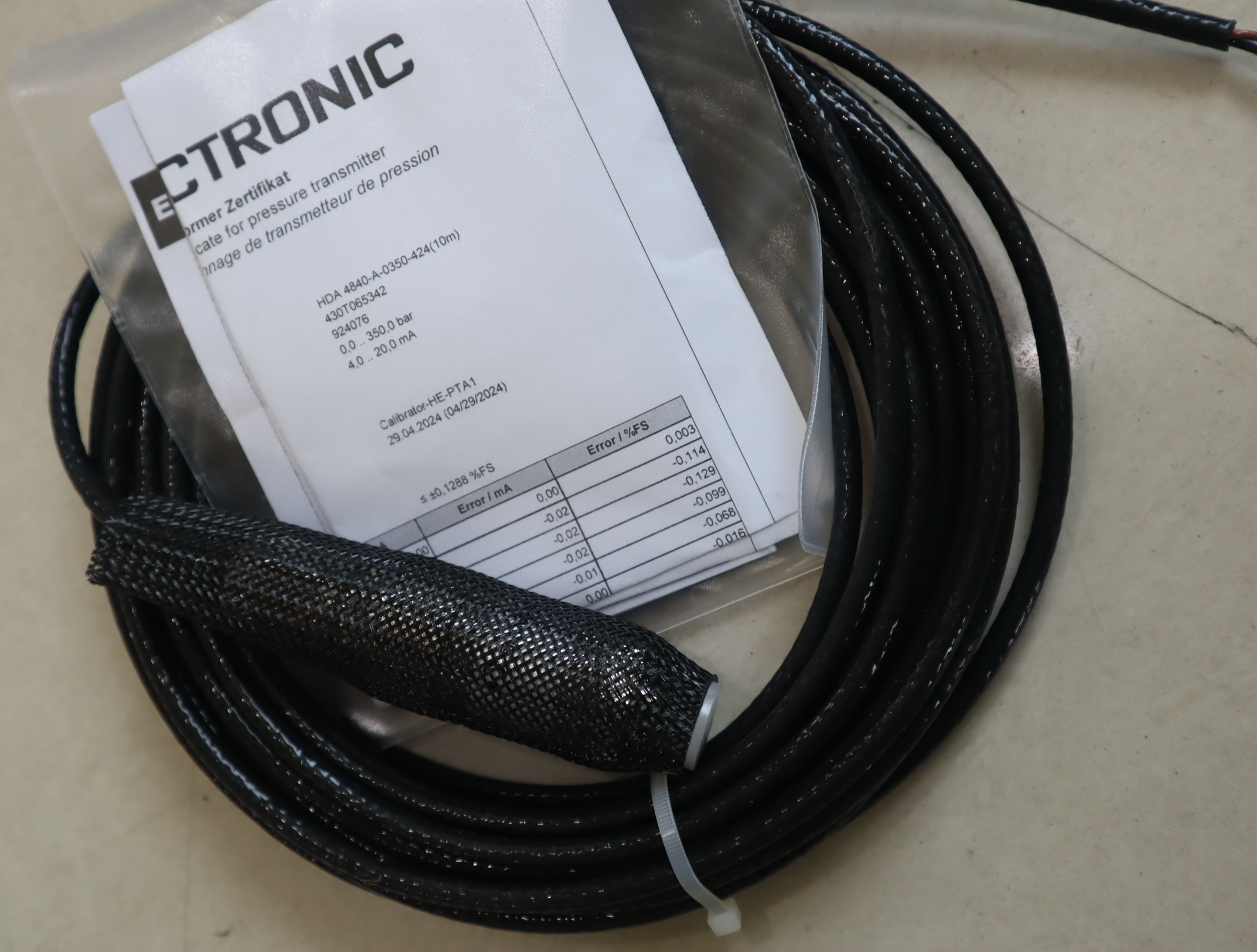 HDA4840-A-0350-42410m 924076 HYDAC贺德克压力温度传感器