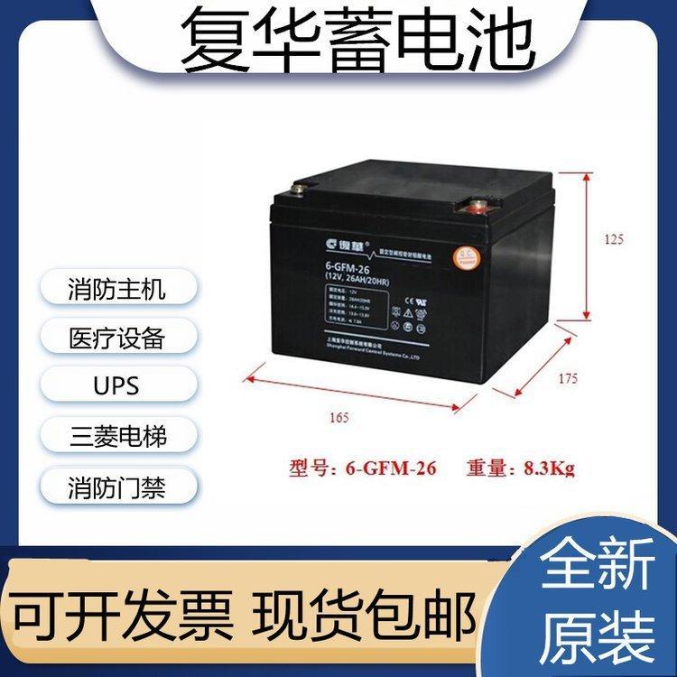 复华蓄电池6-GFM-40技术参数