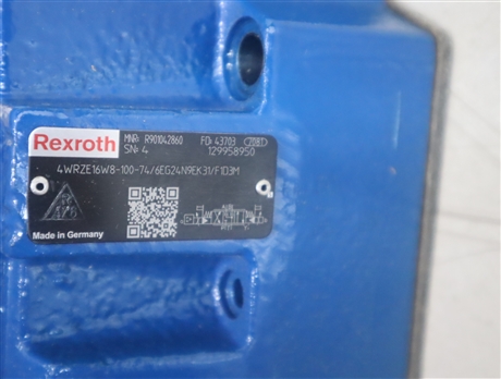 R901042860 4WRZE16W8-100-7X/6EG24N9EK31/F1D3M 力士乐REXROTH