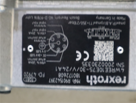 4WREE10E75-3X/V/24A1 R901542397 德国力士乐REXROTH比例阀