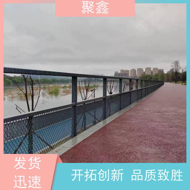 聚鑫 黑龙江灯光护栏 公园河边散步防护栏 用途广泛 长期供应