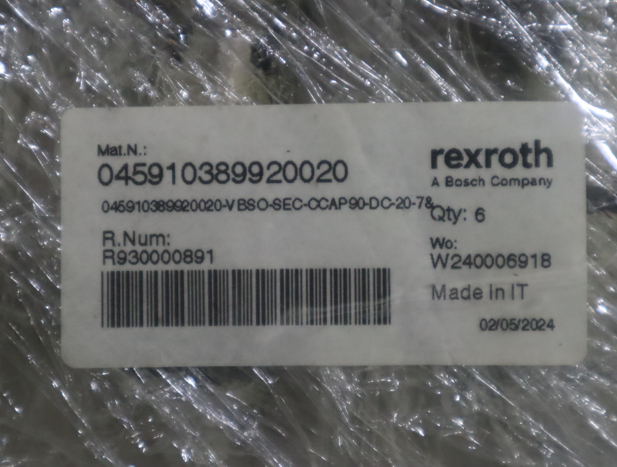 R930000891 插装阀 045910389920020-VBSO-SEC-CCAP90-DC-20-7&