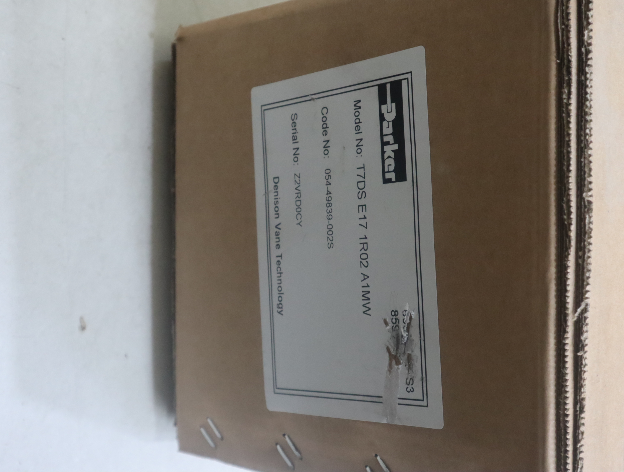 T7DS E17 1R02 A1 MW 054-49839-002S 美国派克PARKER叶片泵