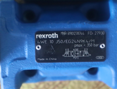 R901278744 4WE10J51/EG24N9K4/M 力士乐REXROTH电磁阀