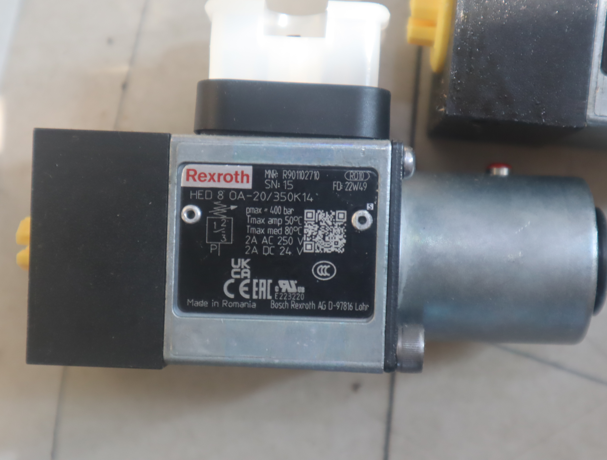 R901102710 HED8OA-2X/350K14 力士乐REXROTH压力开关压力继电器