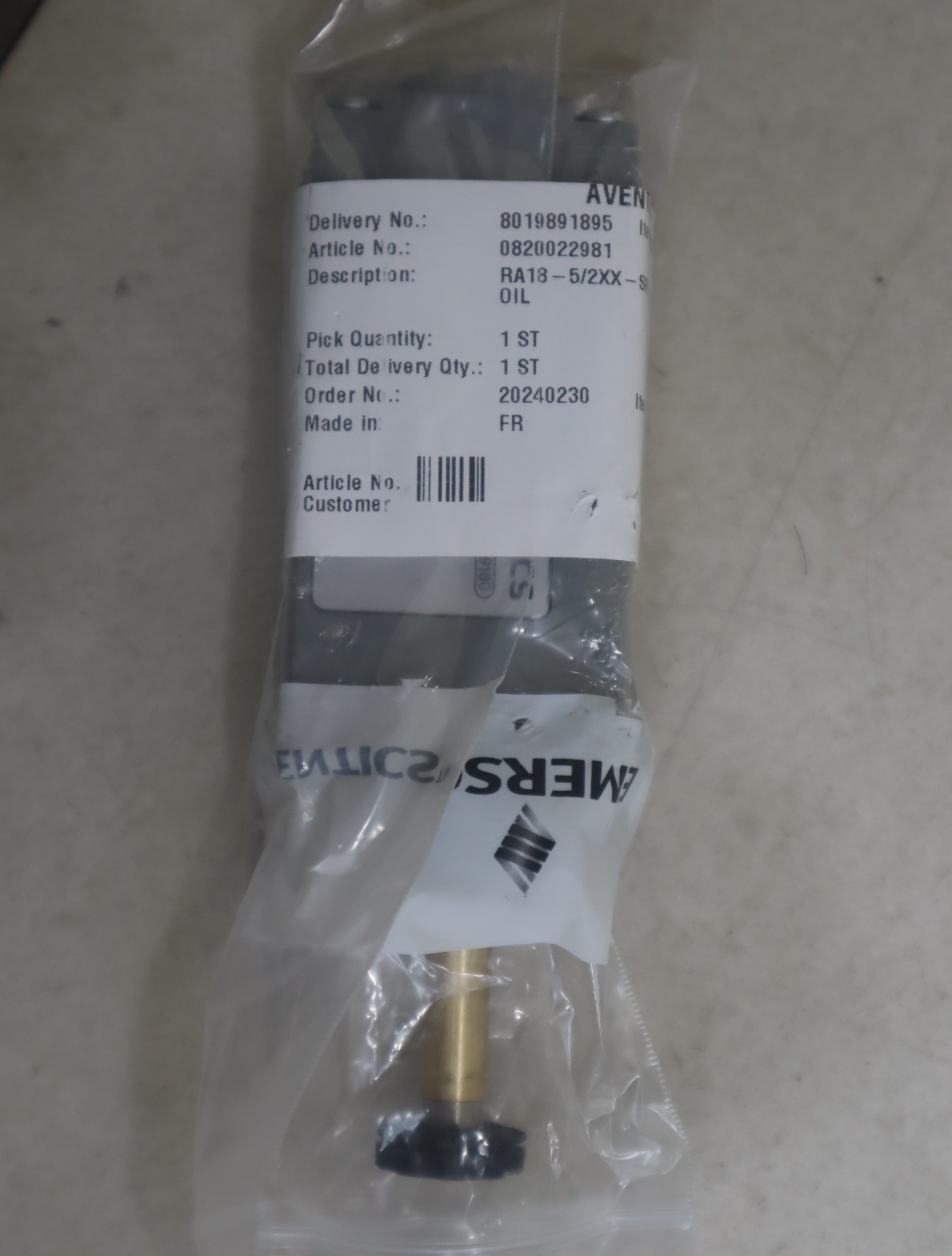 0820022981 RA18-5/2XX-SR-N0 C-OIL 德国安沃驰AVENTICS气动阀