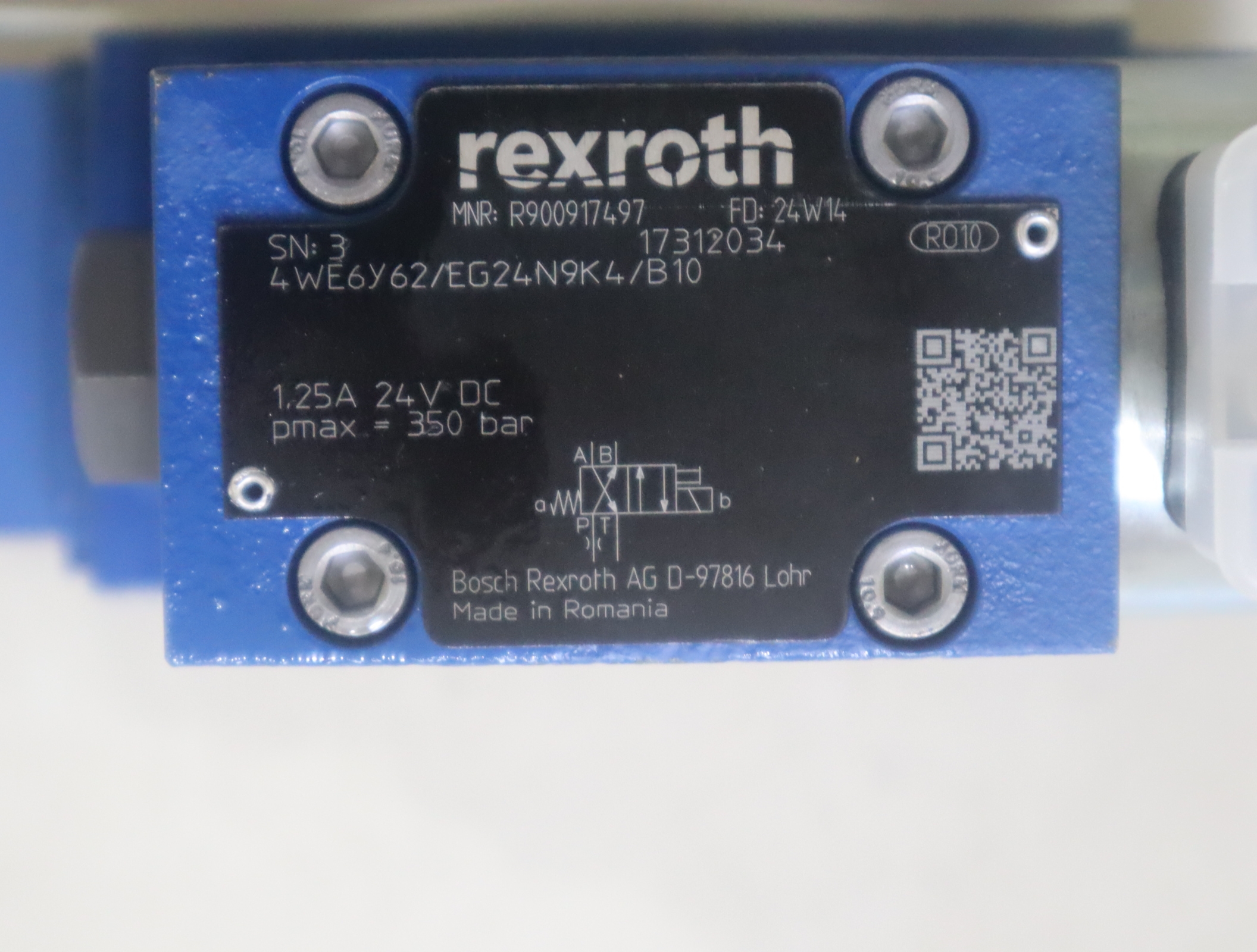 R900962784 Z4WEH10E63-41/6EG24N9ETK4/B10 力士乐REXROTH阀