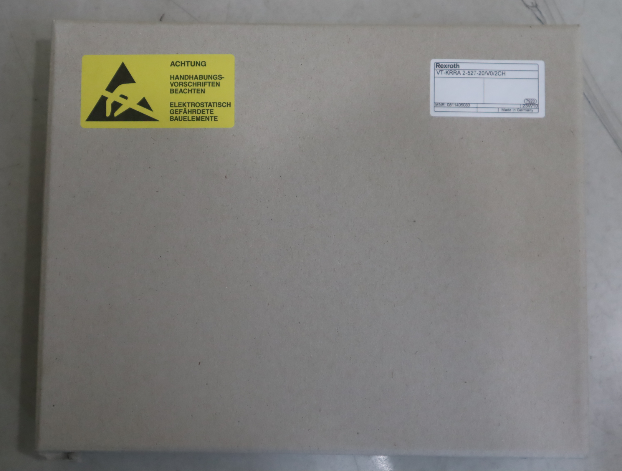 0811405083 VT-KRRA 2-527-2X/V0/2CH 德国力士乐REXROTH放大器