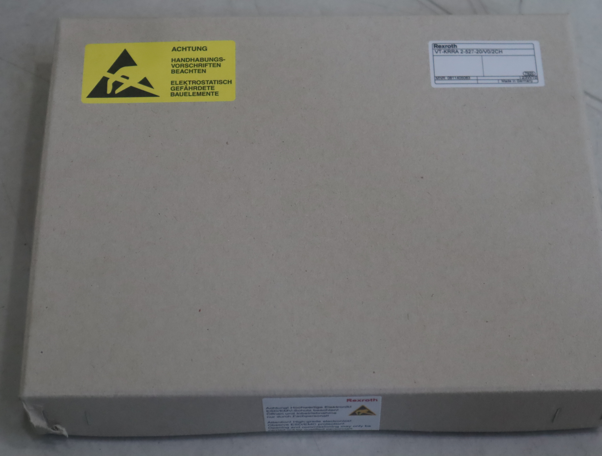 0811405083 VT-KRRA 2-527-2X/V0/2CH 德国力士乐REXROTH放大器