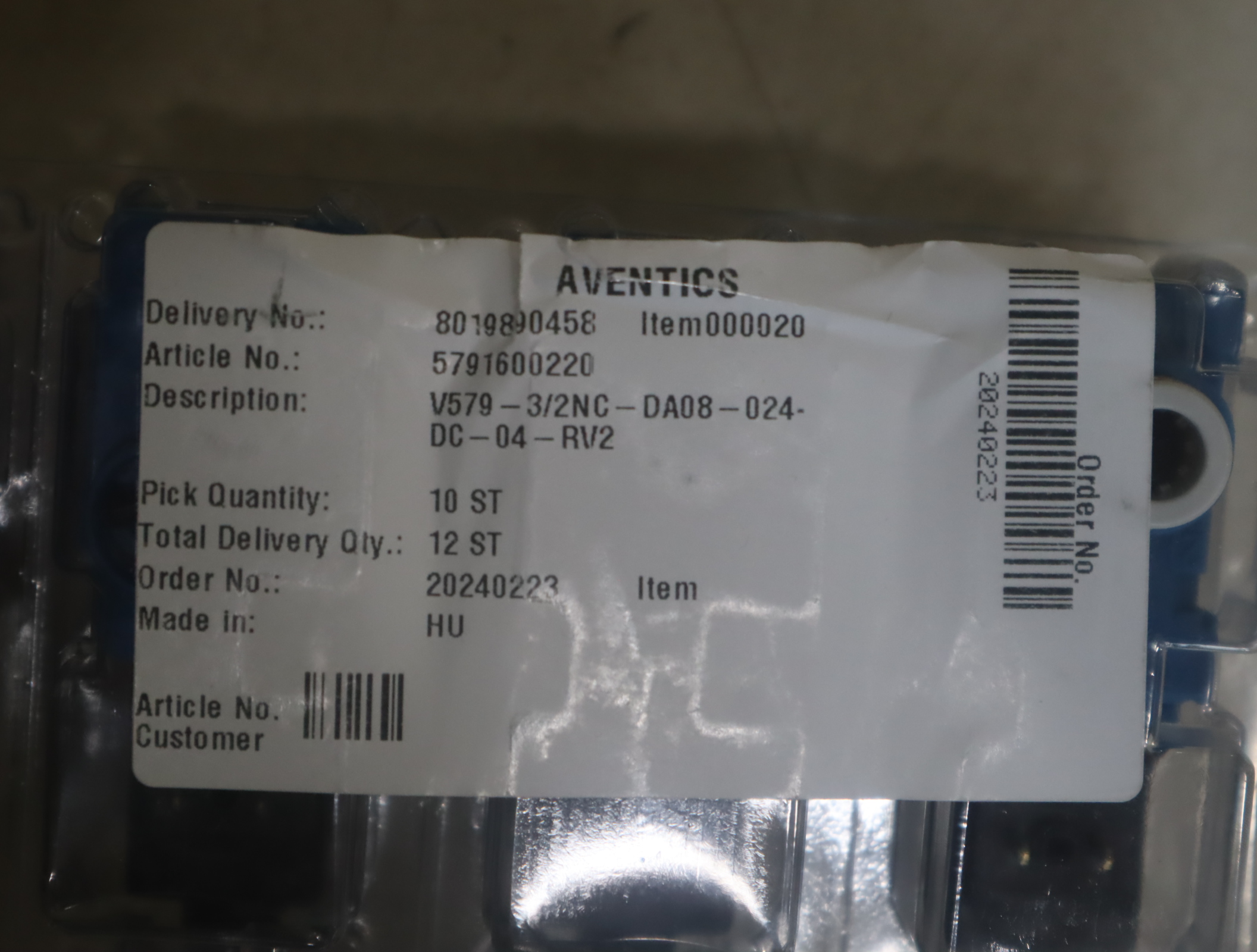 5791600220 5790500220 德国安沃驰AVENTICS气动阀