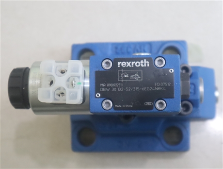 R900922311 DBW30B2-52/315-6EG24N9K4 德国力士乐REXROTH溢流阀